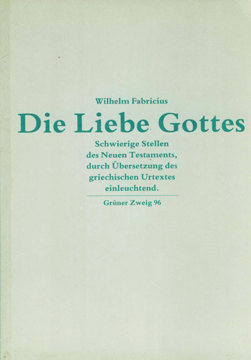 Die Liebe Gottes Die Liebe Gottes